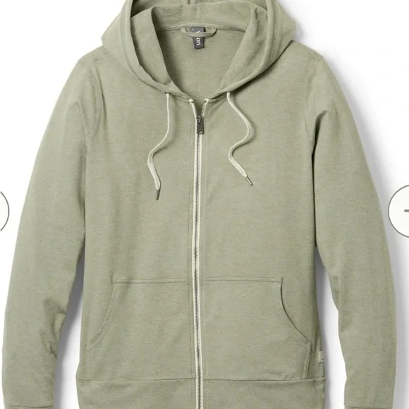 Vuori Jacket Women Halo Performance Lightweight Sage Green Women's Hoodie VW268 - Picture 4 of 9